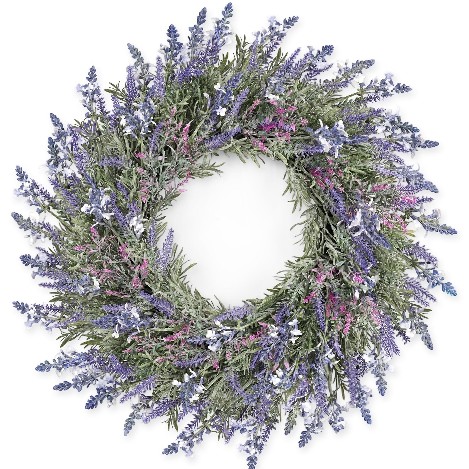 Large Summer Wreaths for Front Door Lavender Wreath for Front Door Spring Eas…