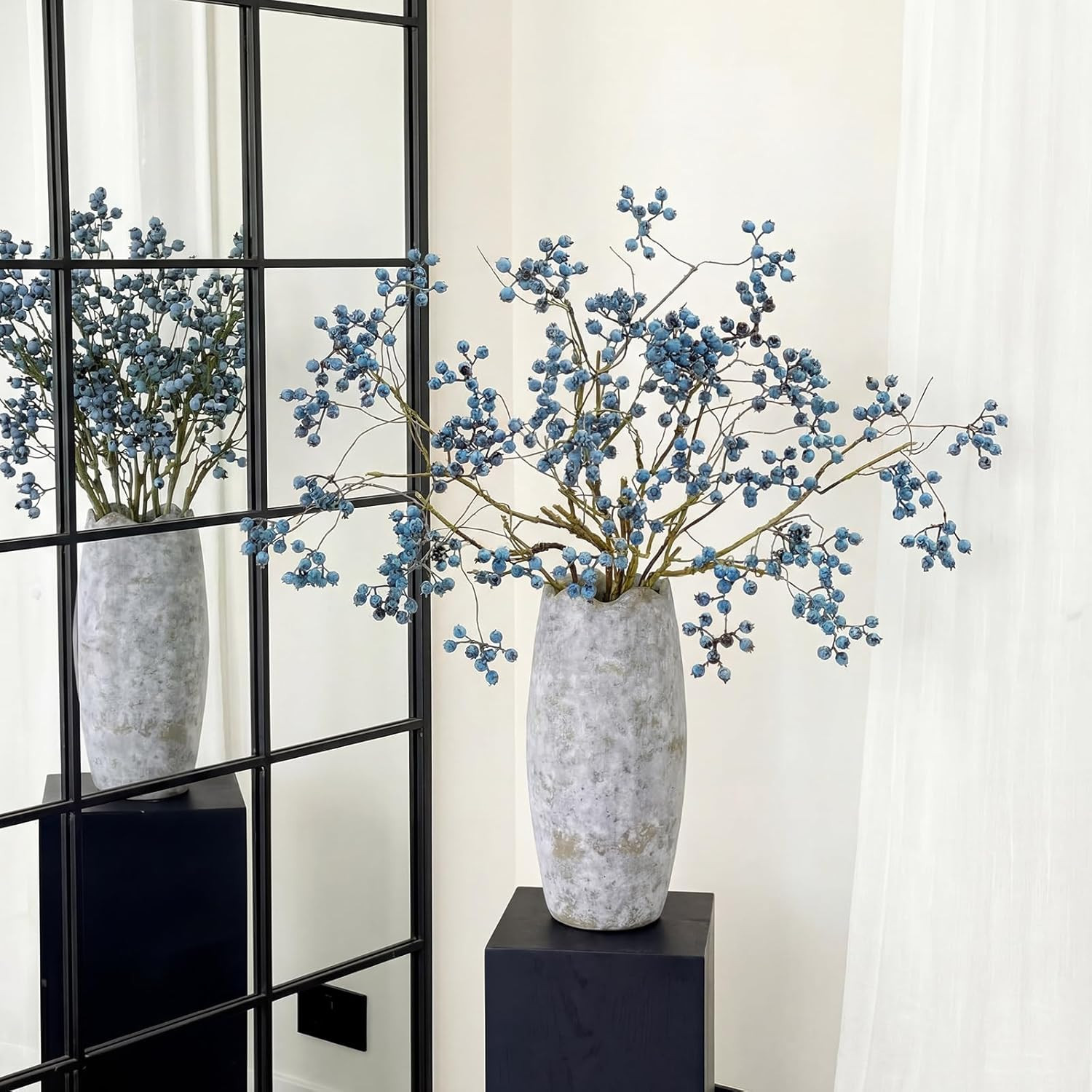 3 Pcs Artificial Berry Stems 24 Inch Faux Berries Stem Home Decor Simulation Ber