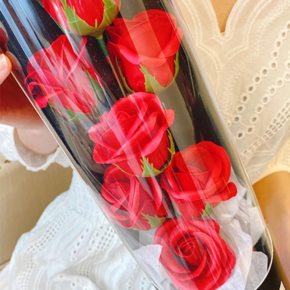 Valentines Day Gift Romance Rose Flower Forever Rose with Light Artificial Flowe
