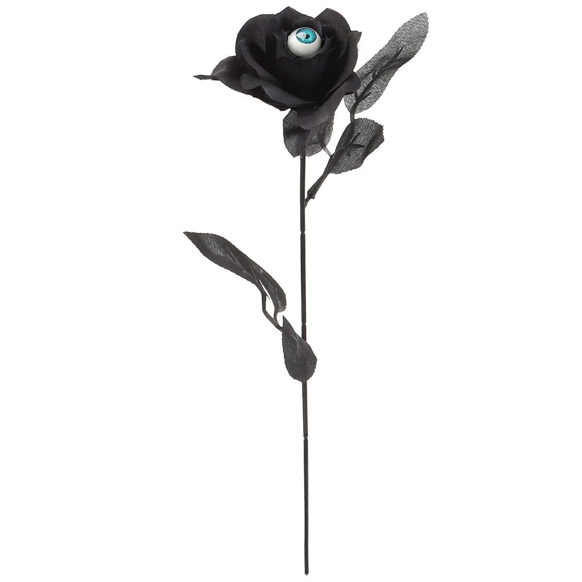 Artificial Halloween Bloody Roses With Eyeball Gothic Flowers Faux Rose Party