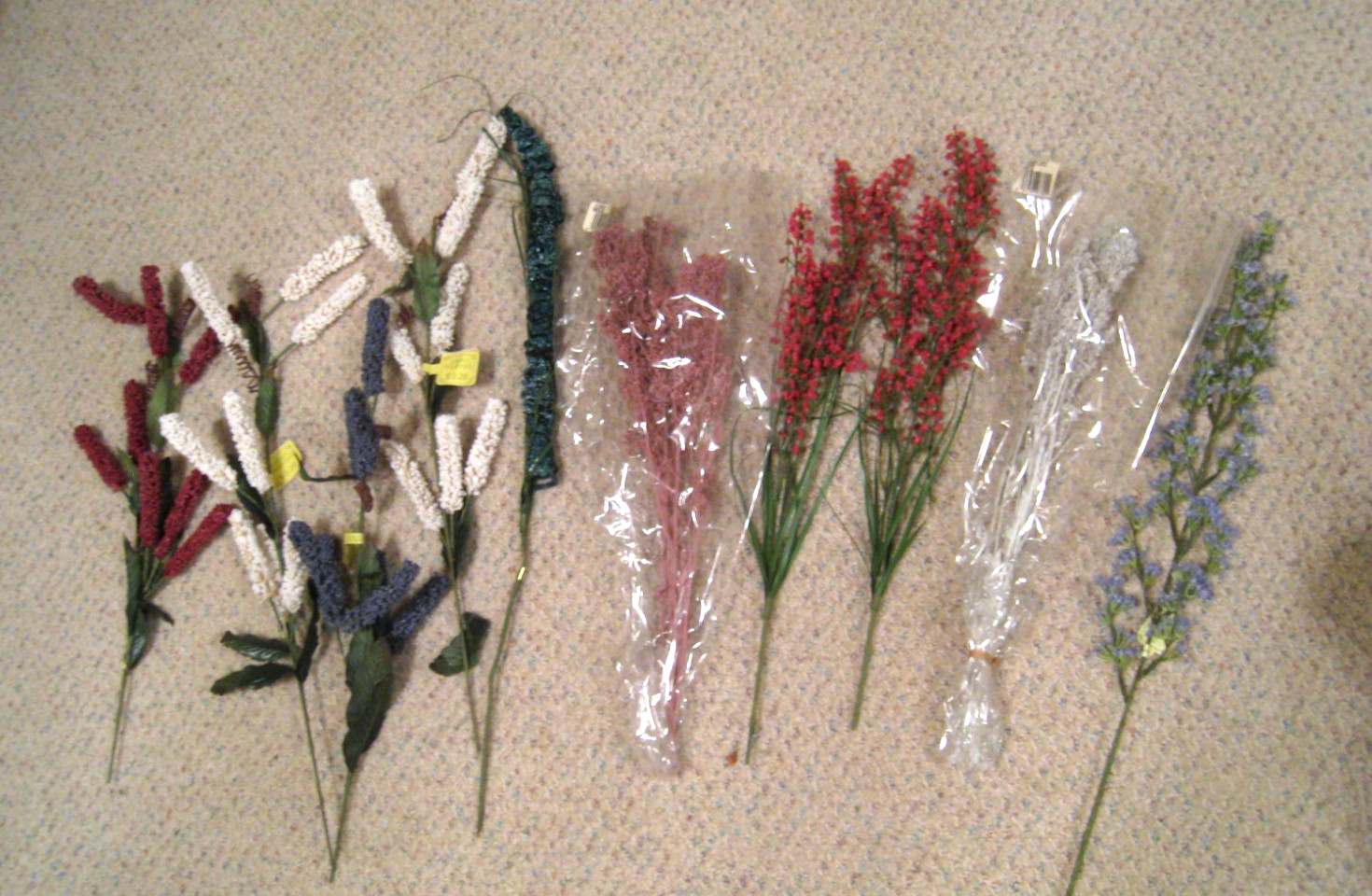 Vtg Floral Stems and Pics Lot of 35 Some Unique Most new