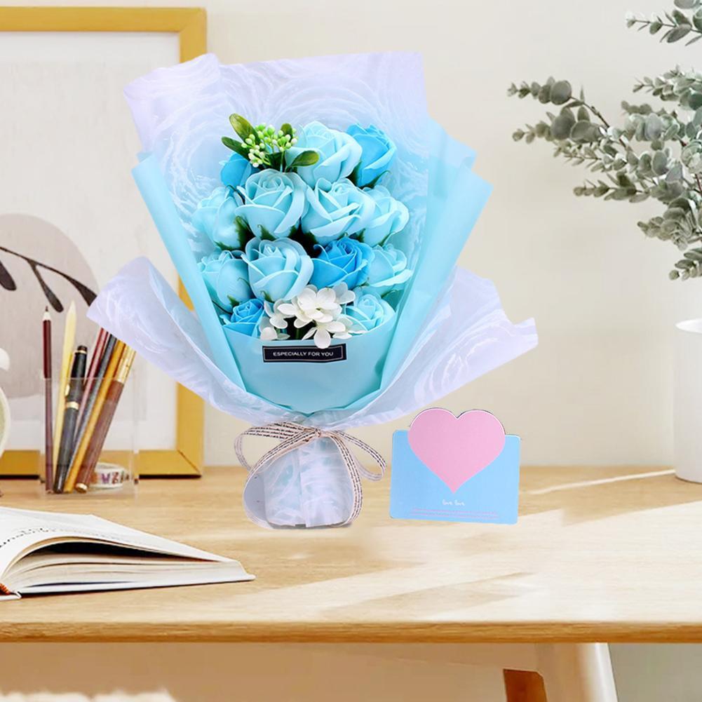 Soap Bouquet Realistic Floral Soap Flower Gift Bouquet Valentine’s Day