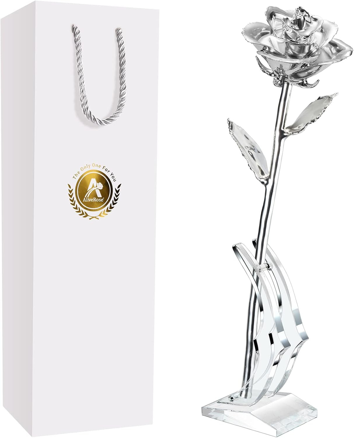 24K Gold Rose, Golden Rose Made from Real Rose – Unique Design Dipped Rose for A