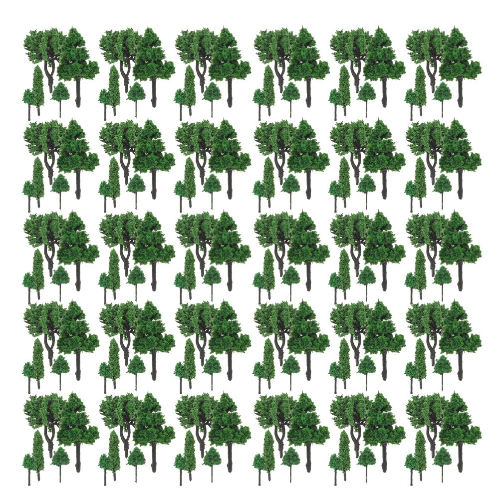 85 Pcs Mini Landscape Tree Model Bonsai Figurines Artificial Miniature