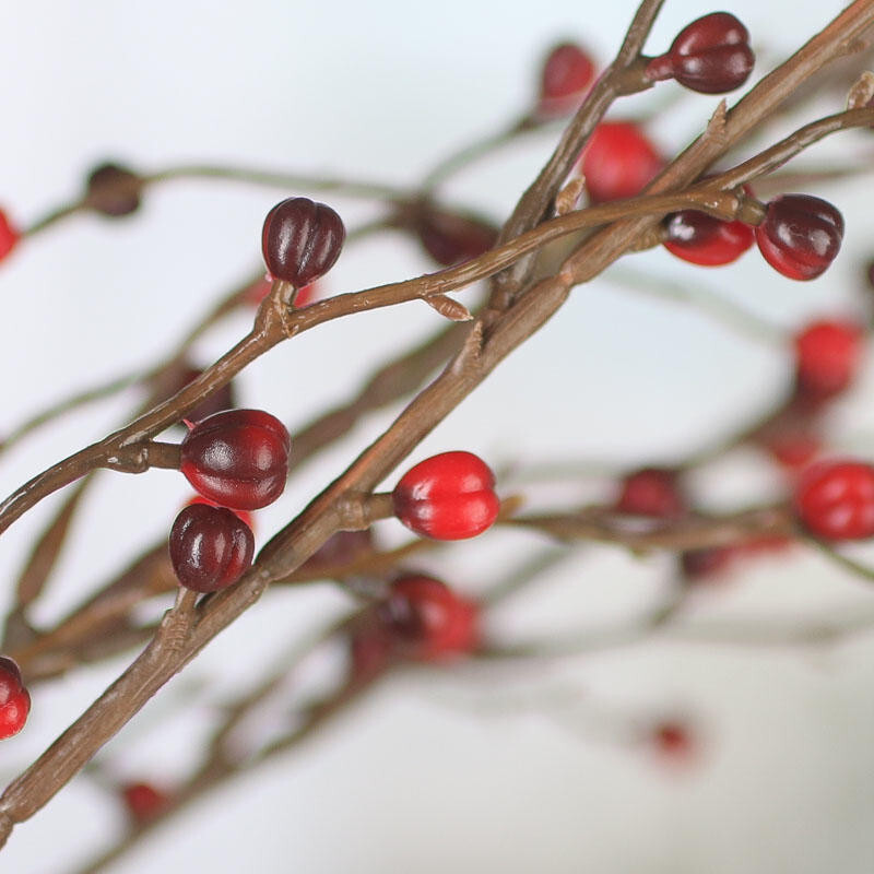 Factory Direct Craft 36 Inch Artificial Dark Red and Burgundy Berry Twig