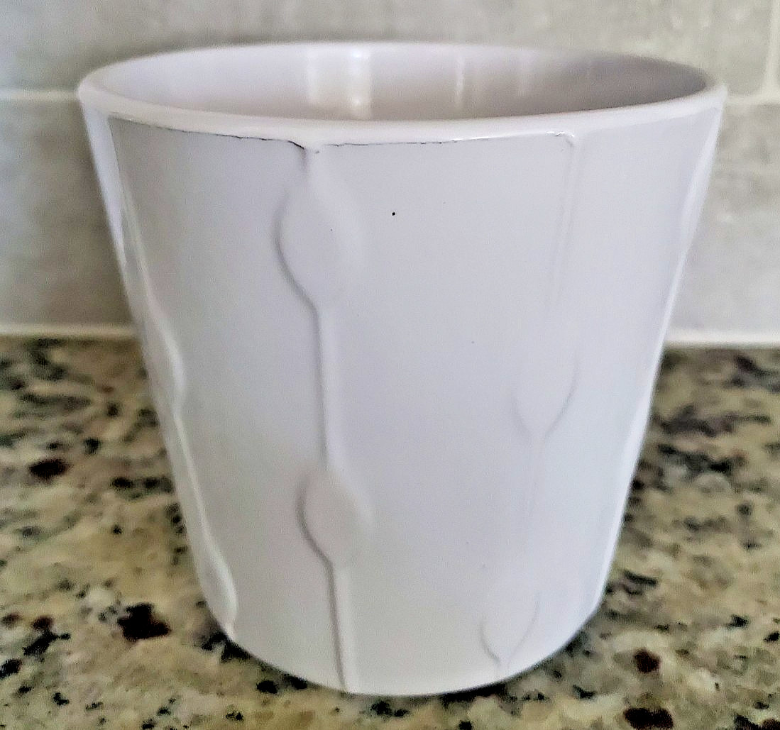 IKEA FEJKA Artificial Potted Plant + IKEA Kardemumma White Ceramic Pot 3.5″x3.5″