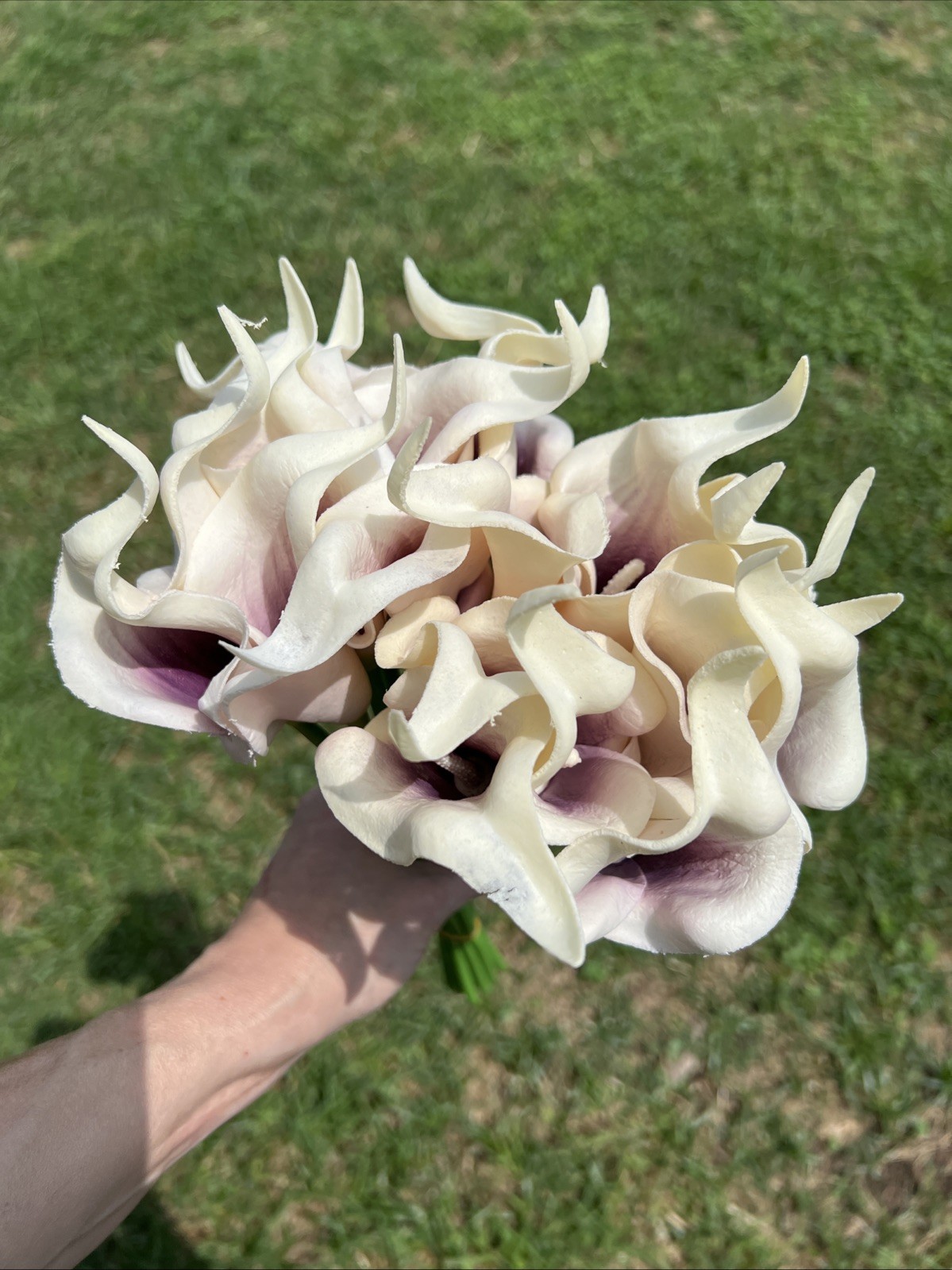 20PCS Artificial Fake Calla Lily Flowers Real Touch Calla Lily