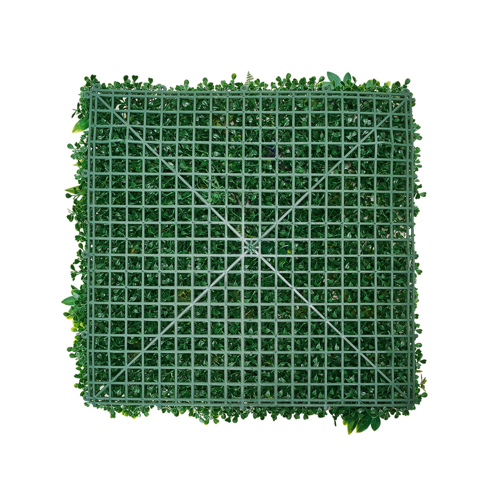 VEVOR 12pcs 20″x20″ Artificial Boxwood Mat Wall Hedge Decor Privacy Fence Panel