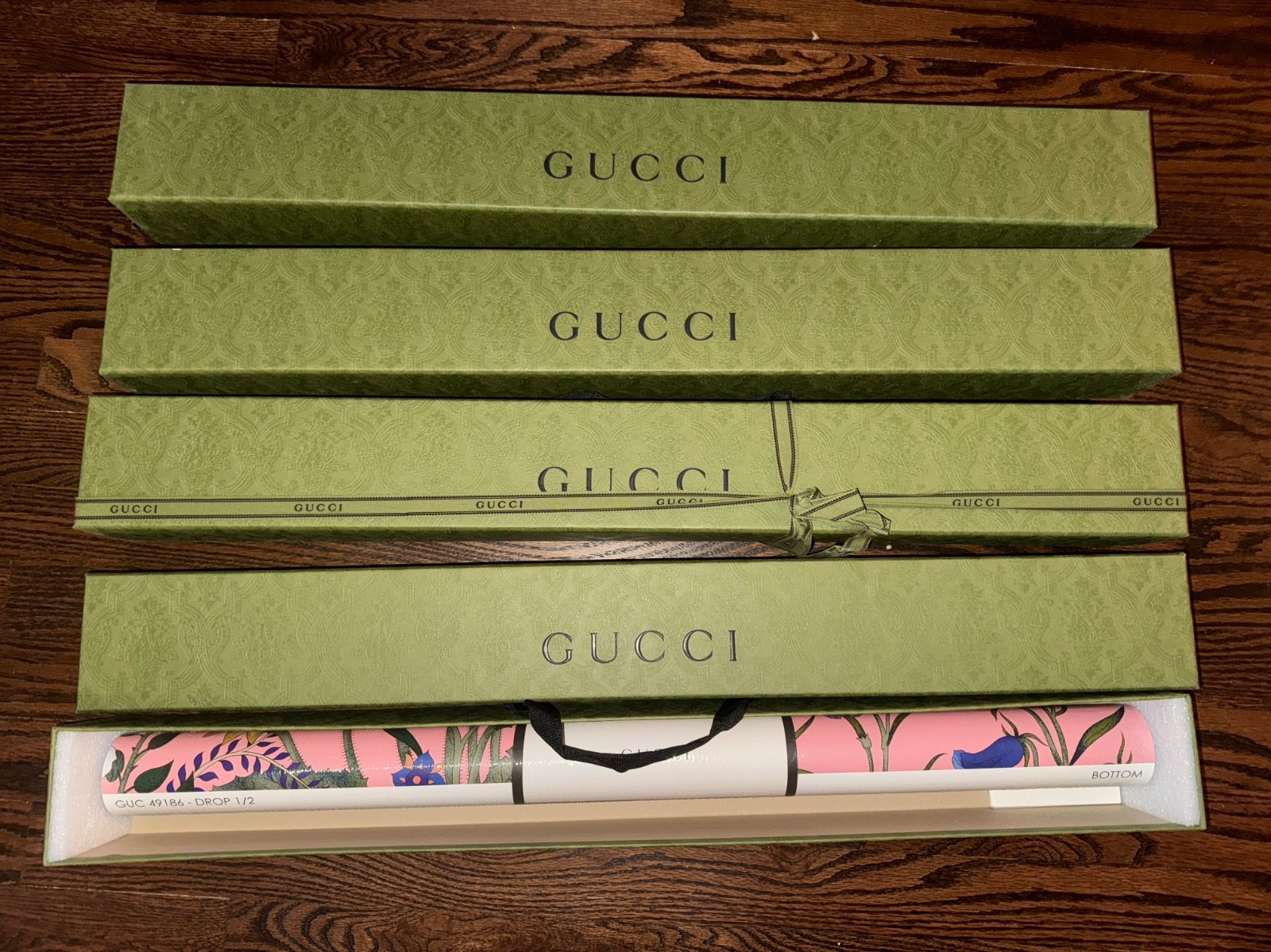 gucci wallpaper “new flora” pink wallpaper