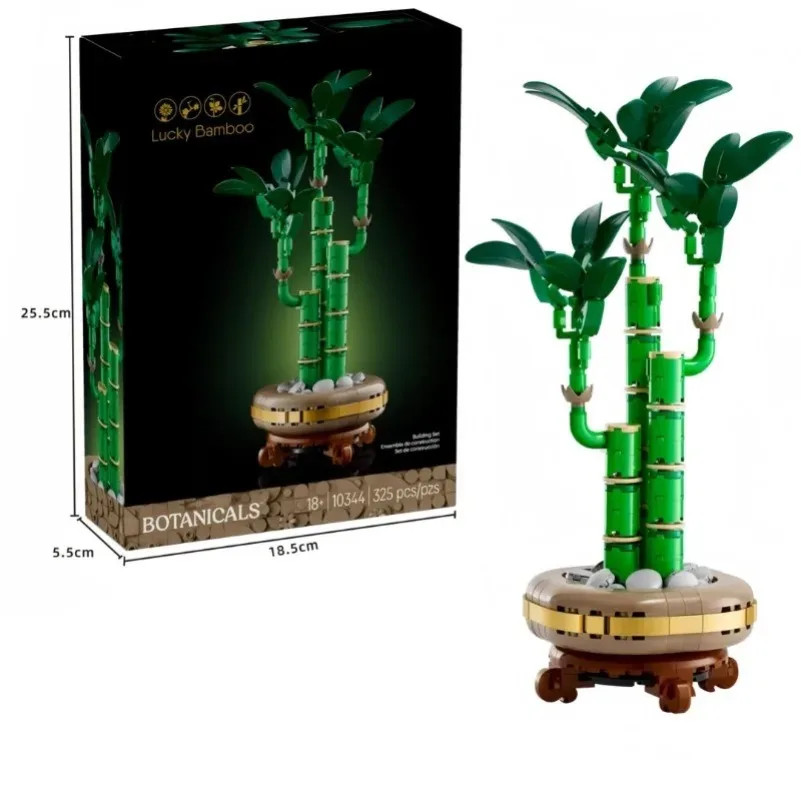 Icons Plum Blossom Building Set Adult Flower Home Decor DIY Gift