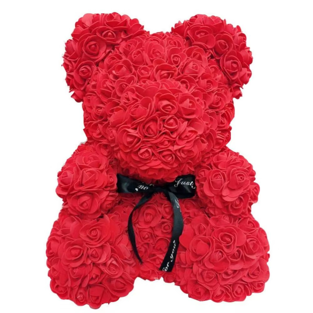 1Pc 25Cm Artificial Foam Flowers Panda Bear Rose Bear Romantic Creative Gifts F
