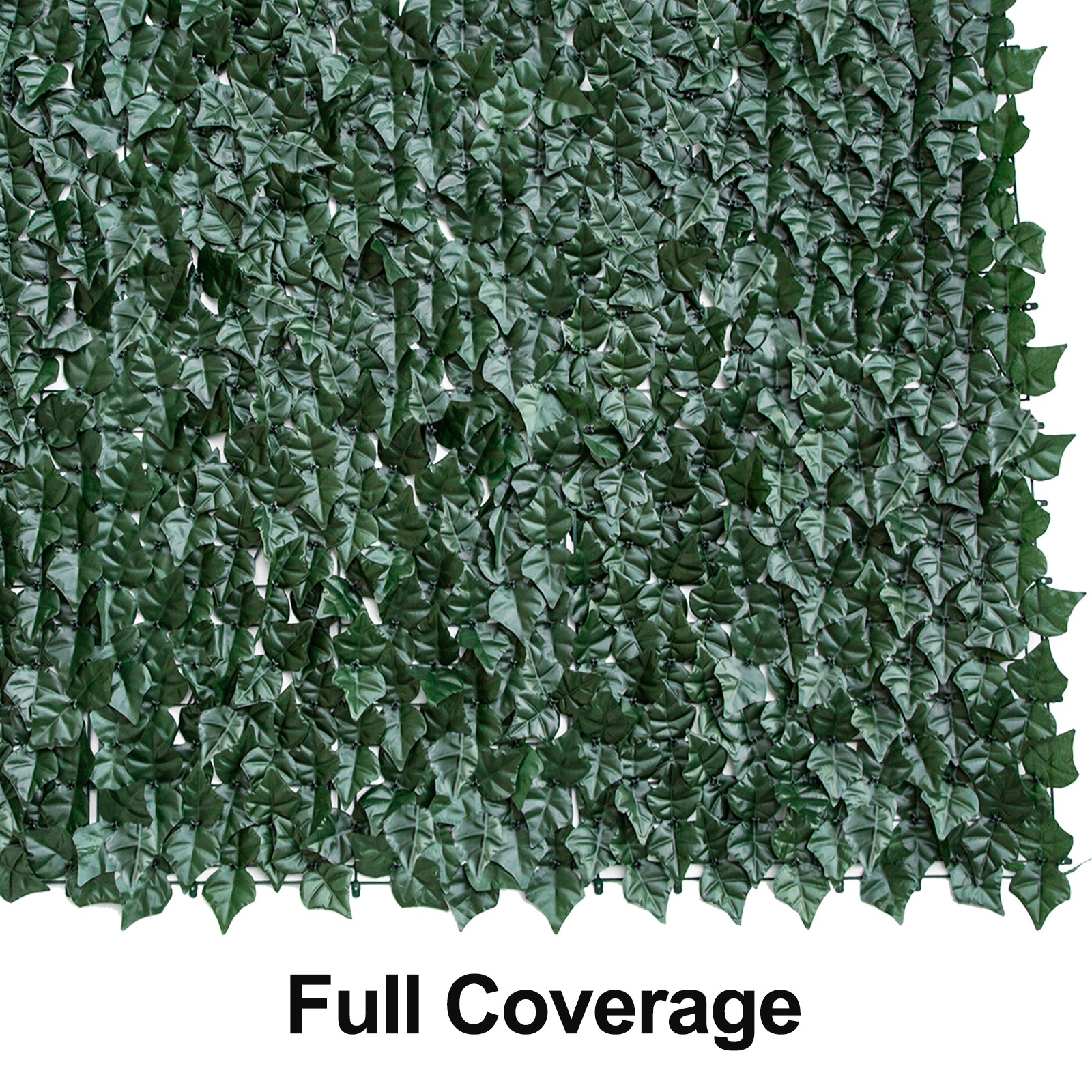 118″x39″ Artificial Privacy Fence Wall Screen Faux Ivy Leaf Outdoor Garden Decor