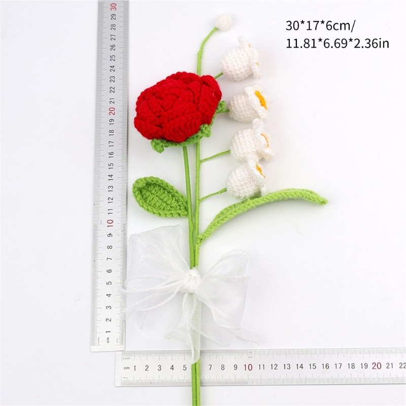Charm Handcrafted Crochet Floral Bundles In Multiple Color For Home Styling