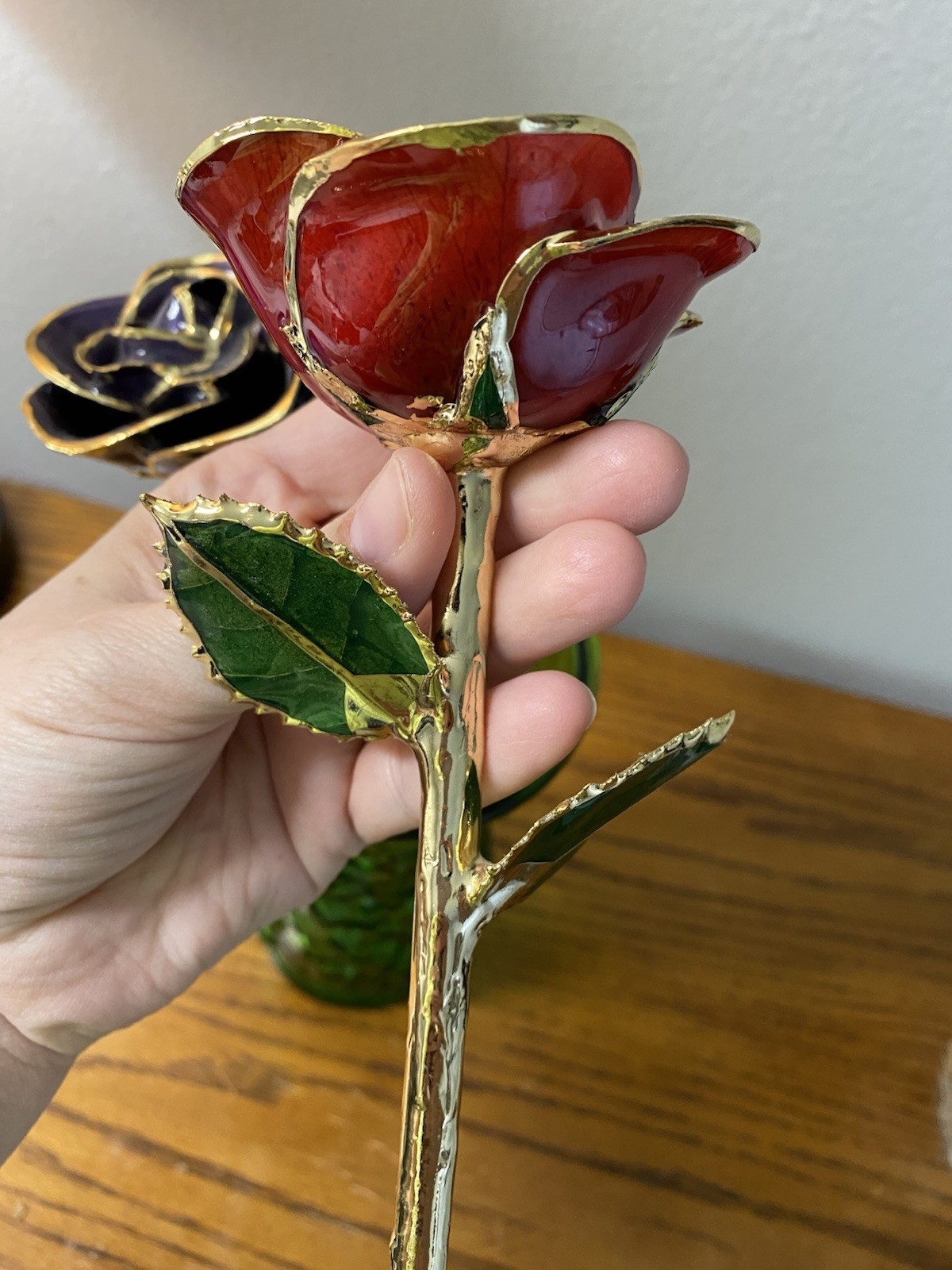 Purple Forever Rose 24k Gold Dipped-Elegant Rose (Rare Color)