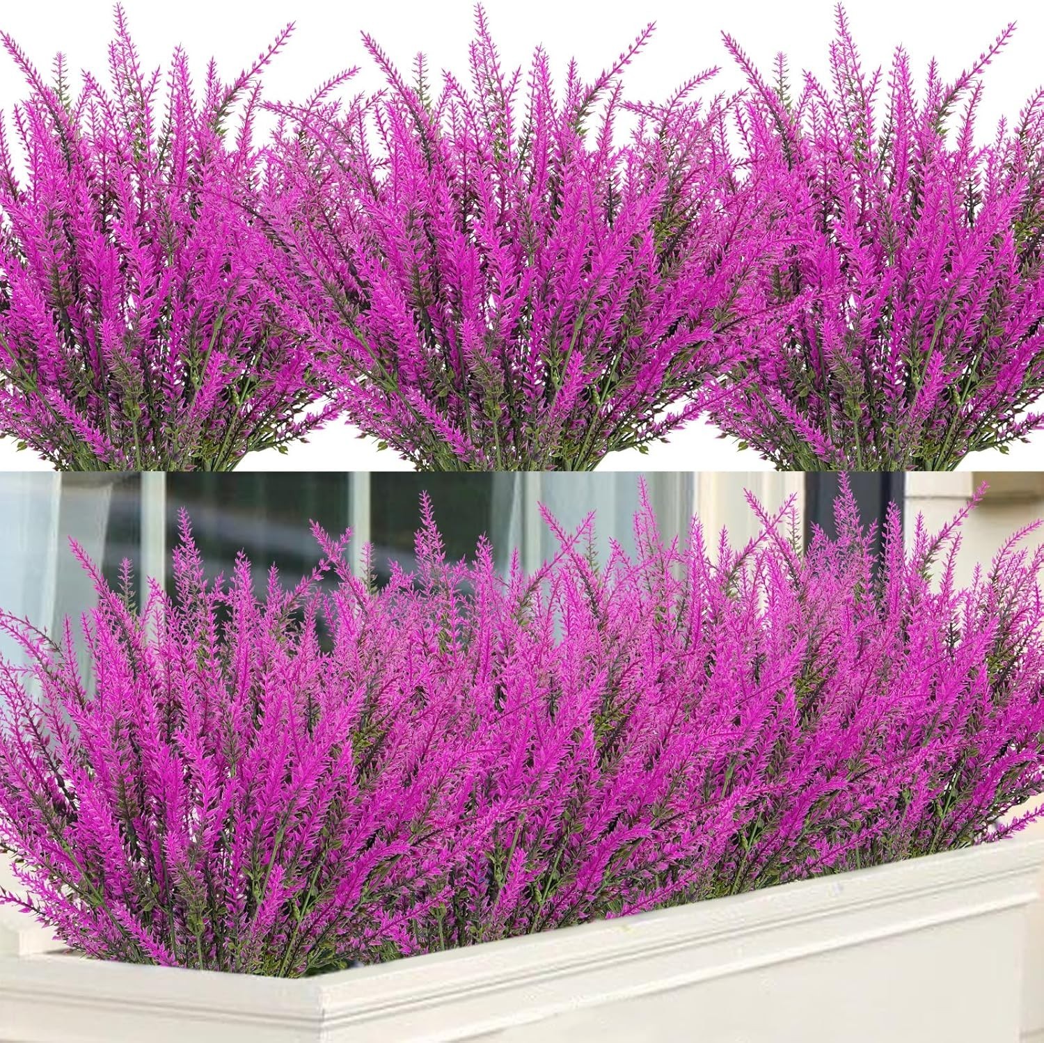 Long-Lasting Fuchsia Lavender: 12 Bundles Perfect for Centerpieces & More