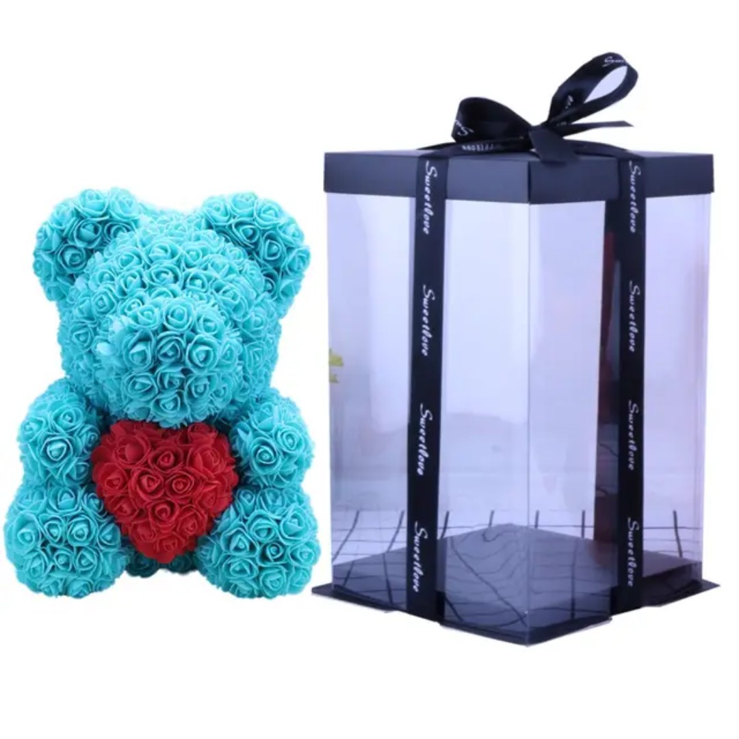 40cm Foam Flower PE Rose Bear Heart Bear Thanksgiving Mother’s Day…