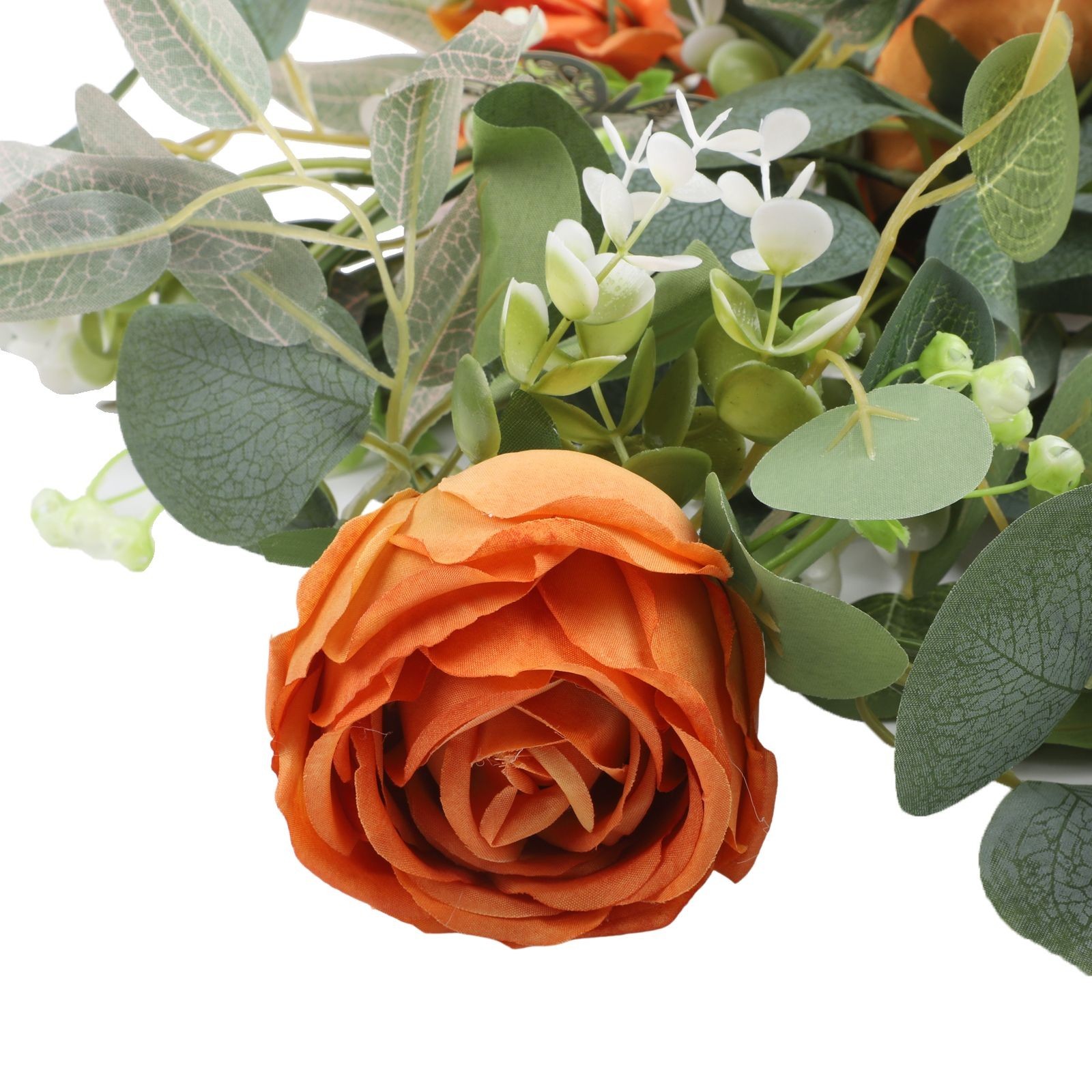 180cm Artificial Flower Garland with Decorative Butterflies for Events