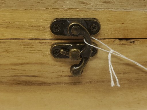 Artificial Succulents In Beautiful Wooden Box Hinged w/Clasp Artificial Plants