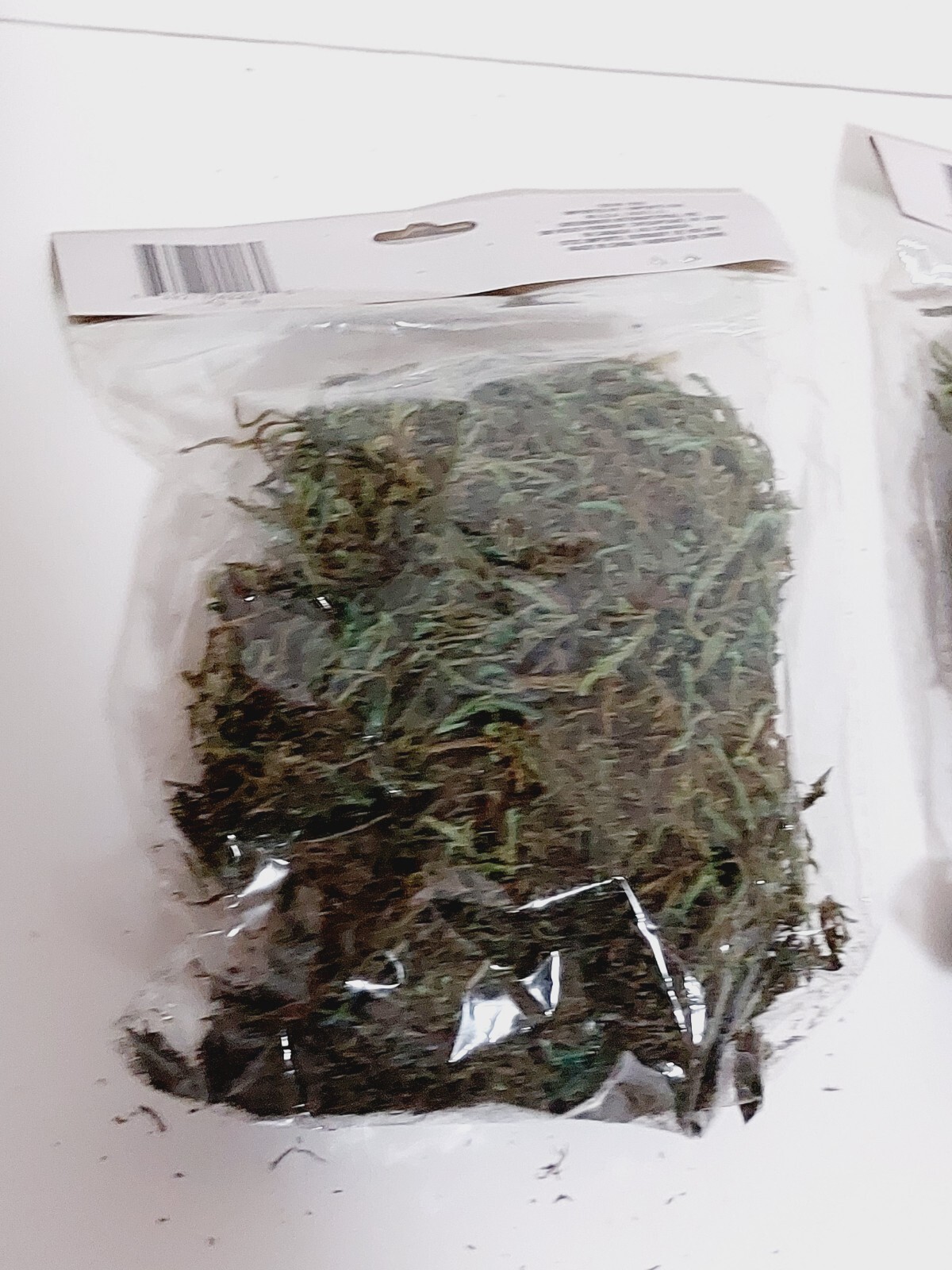 Lot of 2 Floral Garden Floral Moss 1.10 L Flower Arrangements Dioramas Village