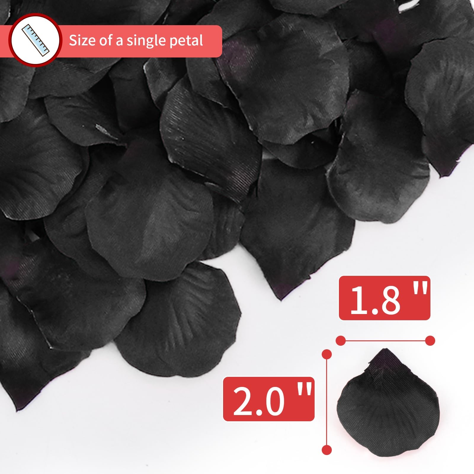 1000 Pcs Artificial Fake Rose Petals,Flower Petals for Romantic Night, Engage…
