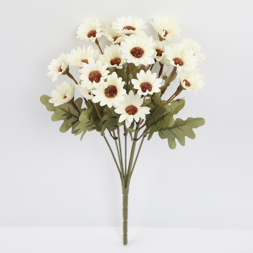 Lifelike Chamomile Flower Bouquet for Living Room Bedroom Office Decor