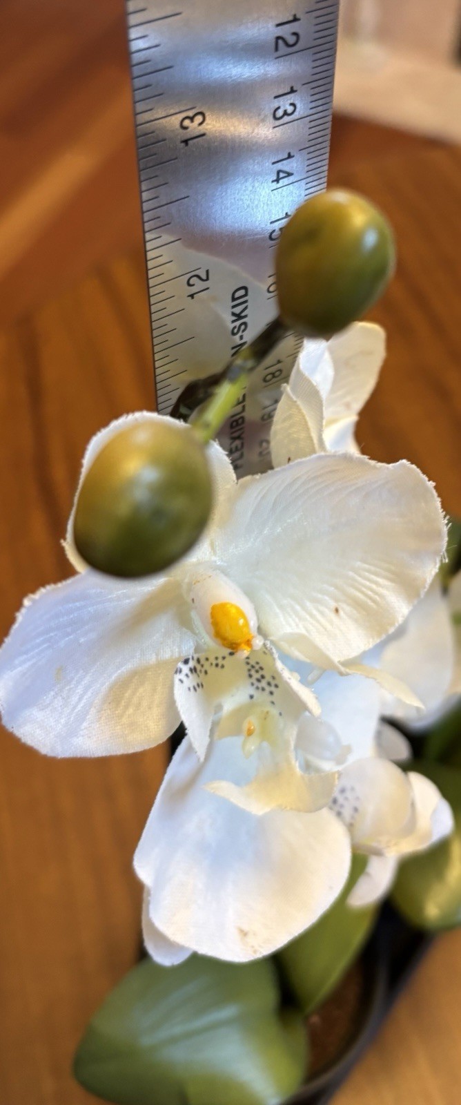 Silk Flowers In Pots Table Shelf Decor Two Arrangements Orchids