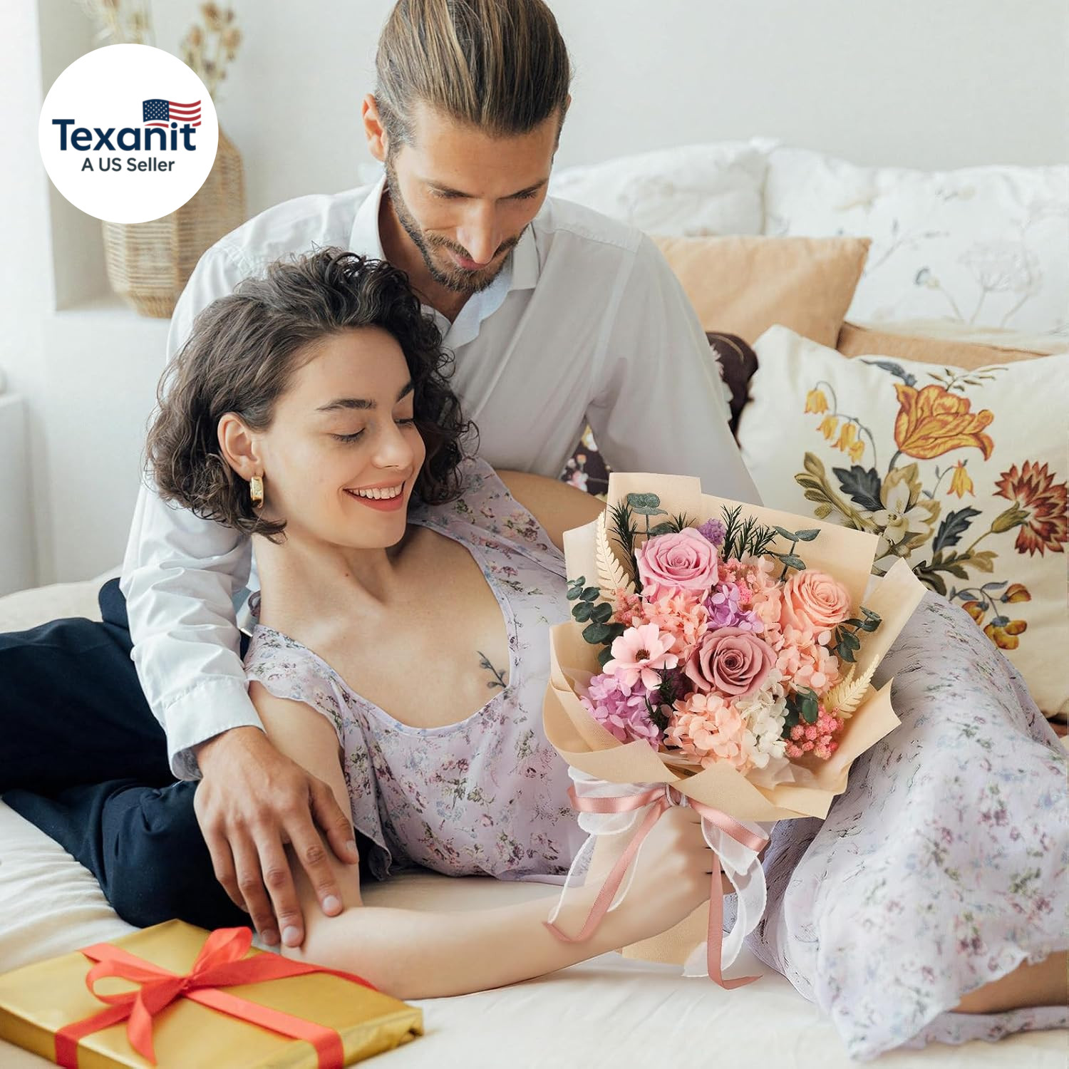 Flowers for Delivery Prime Preserved Flowers Bouquet That Last 3-5 Years Real Fo