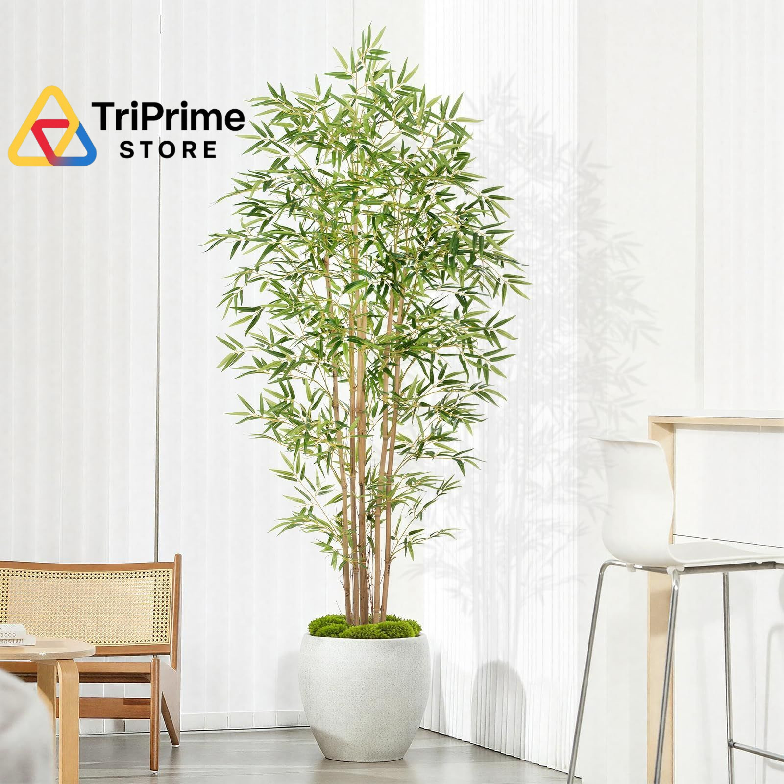 Keeplush Artificial Bamboo Tree, Fake Plant 6FT 6ft, Bamboo-3 Sticks