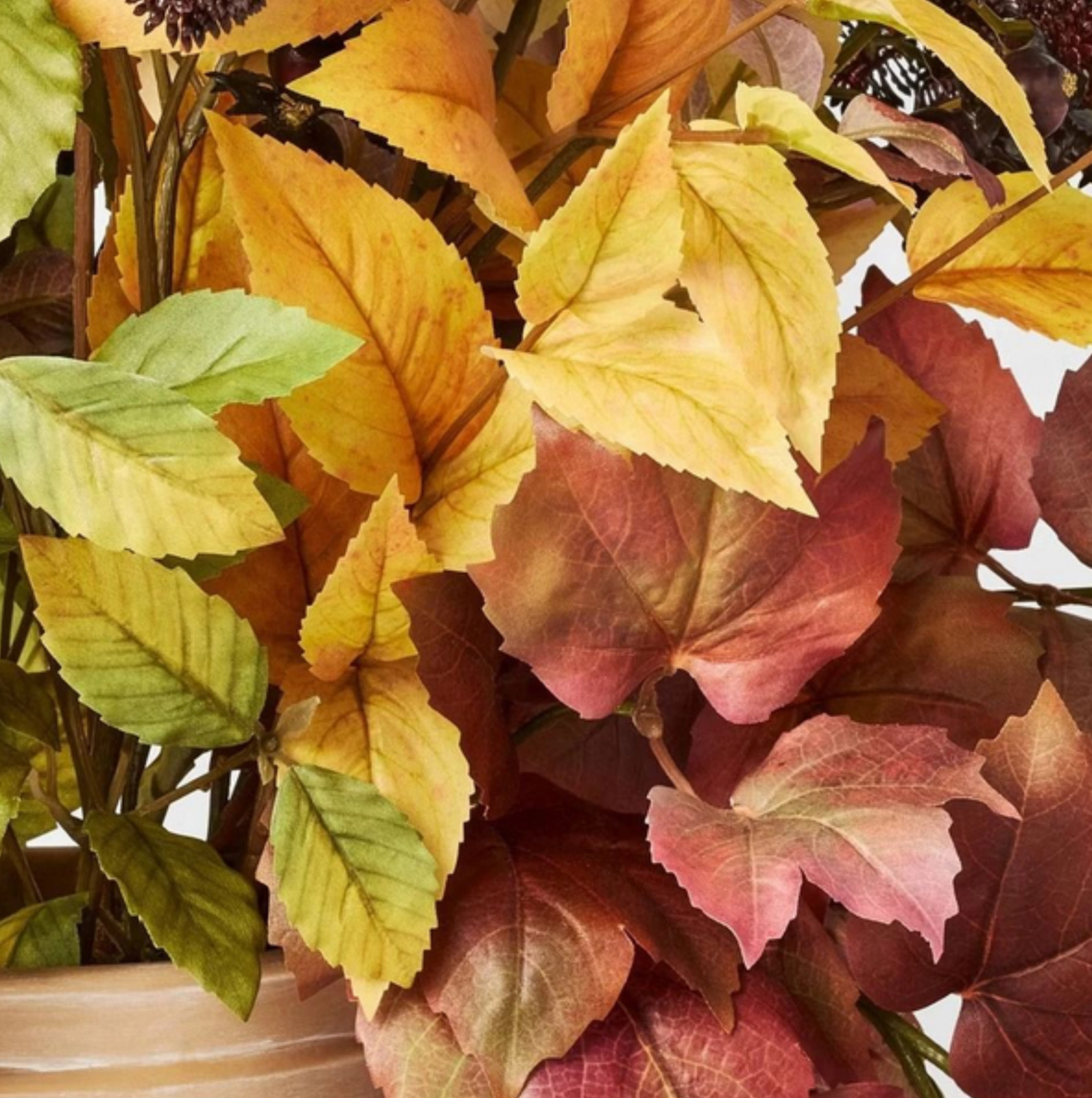 31″ NEW WITH TAGS FALL LEAF STATEMENT ARRANGEMENT THRESHOLD CENTERPIECE XL