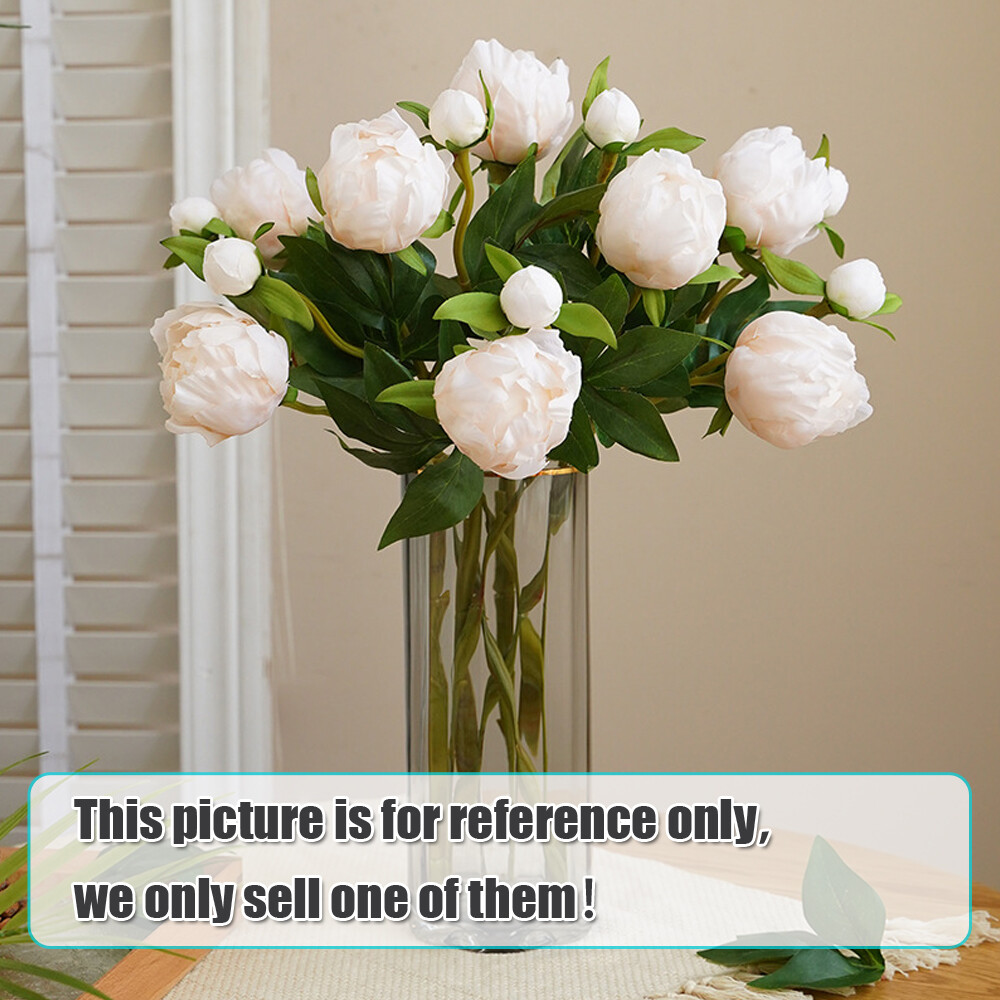 1Pc Artificial Peony Flower Bouquet Wedding Home Table Decor Arrange Fake Plant