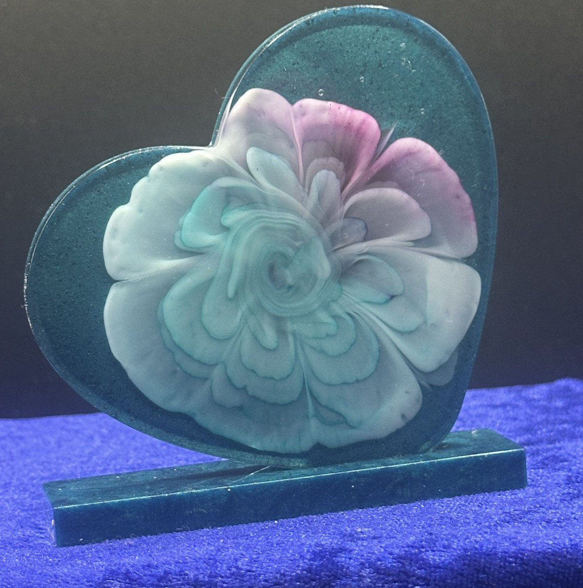 Black Floral Display