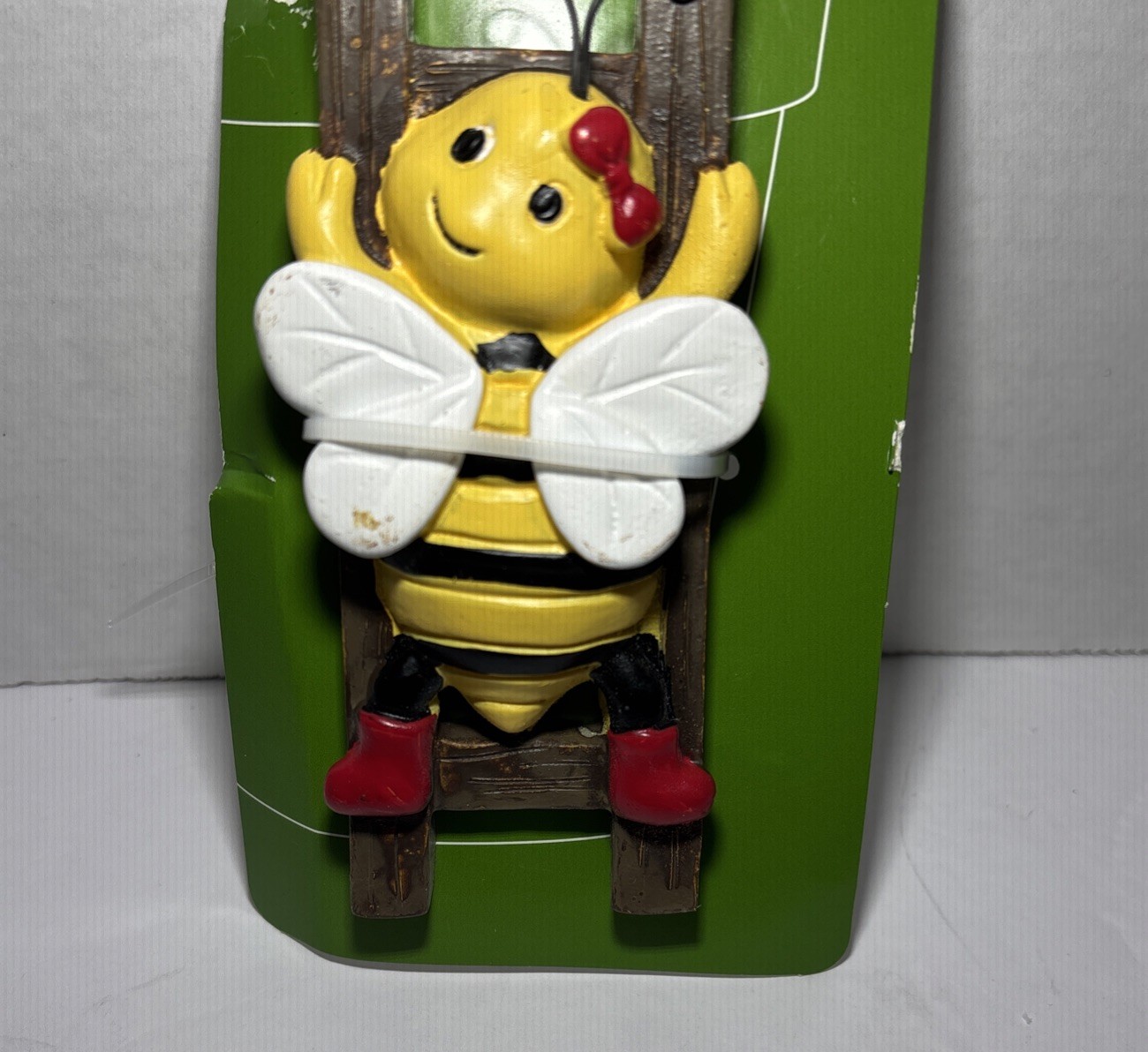 Garden Collection Hanging Flower Pot Hugger, Girl Bee Themed Decor—NEW