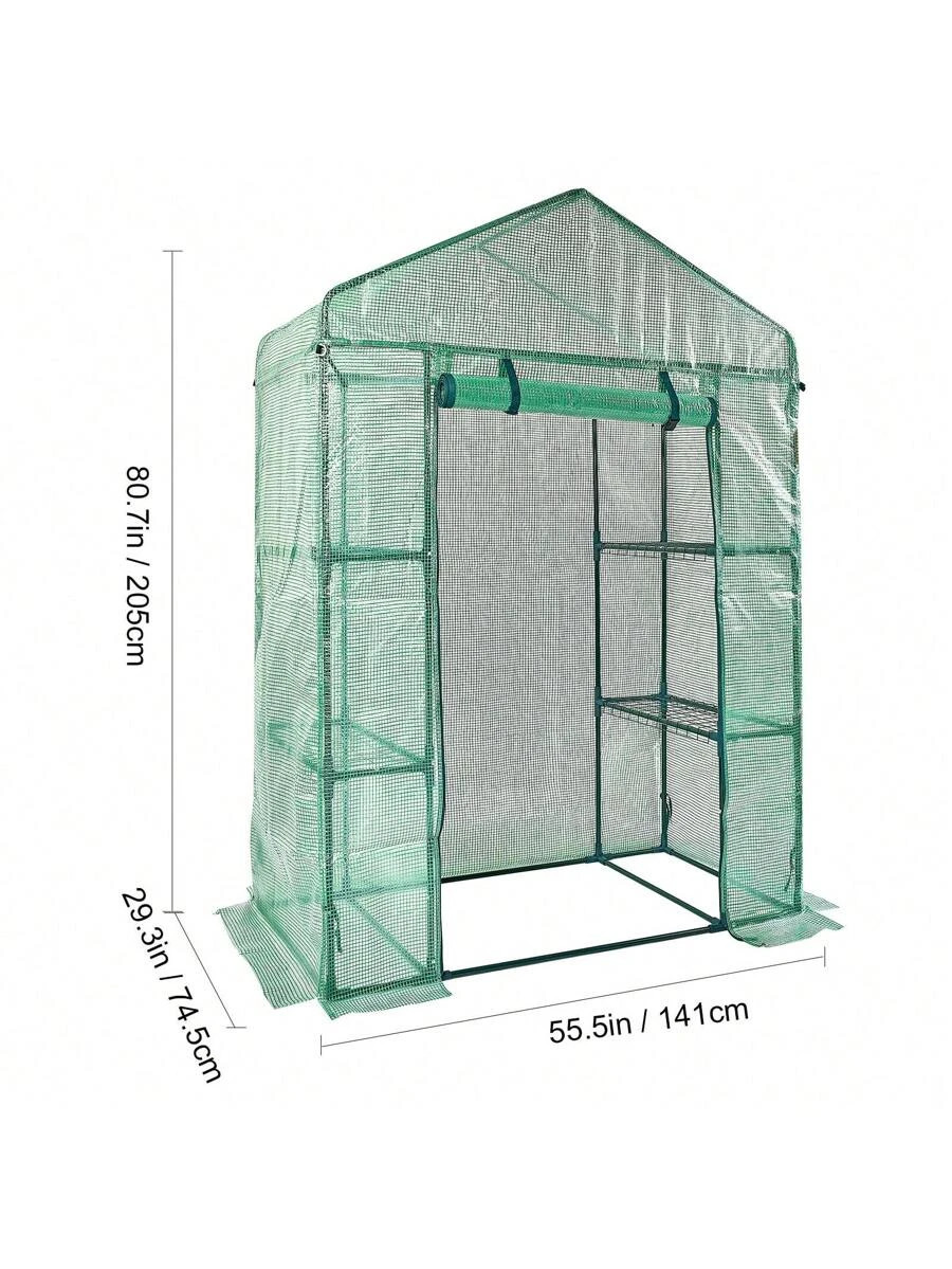 Walk-In Pop Up Green House 4.6 X 2.4 X 6.7/4.6 X 4.6 X 6.6/8.7x6x7.6/ Greenhouse