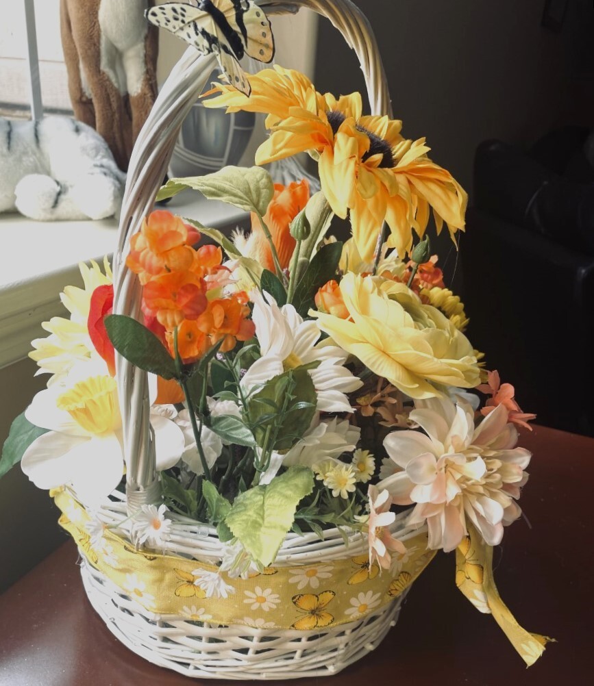 Sunny Day Flower Basket