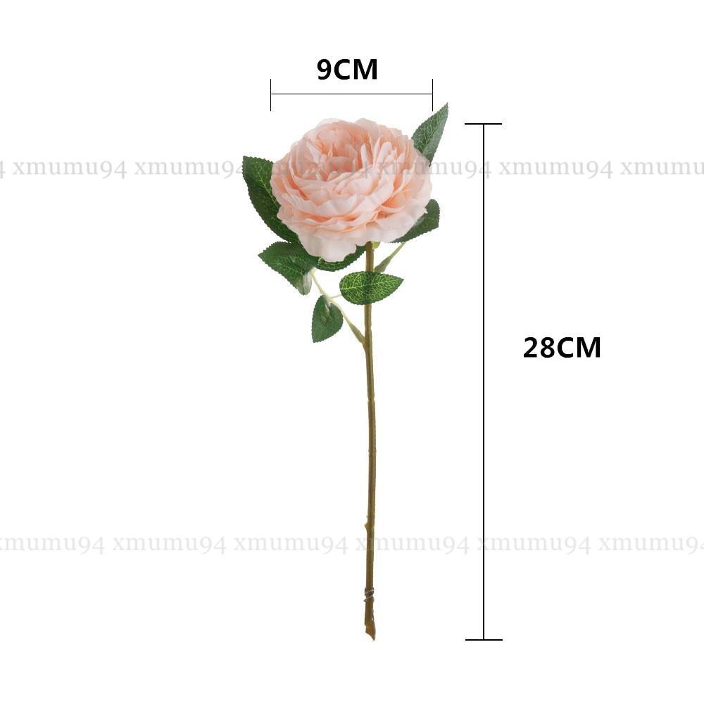 1/5/10Pcs Silk Artificial Fake Peony Flower Heads Bulk Craft Wedding Party Decor