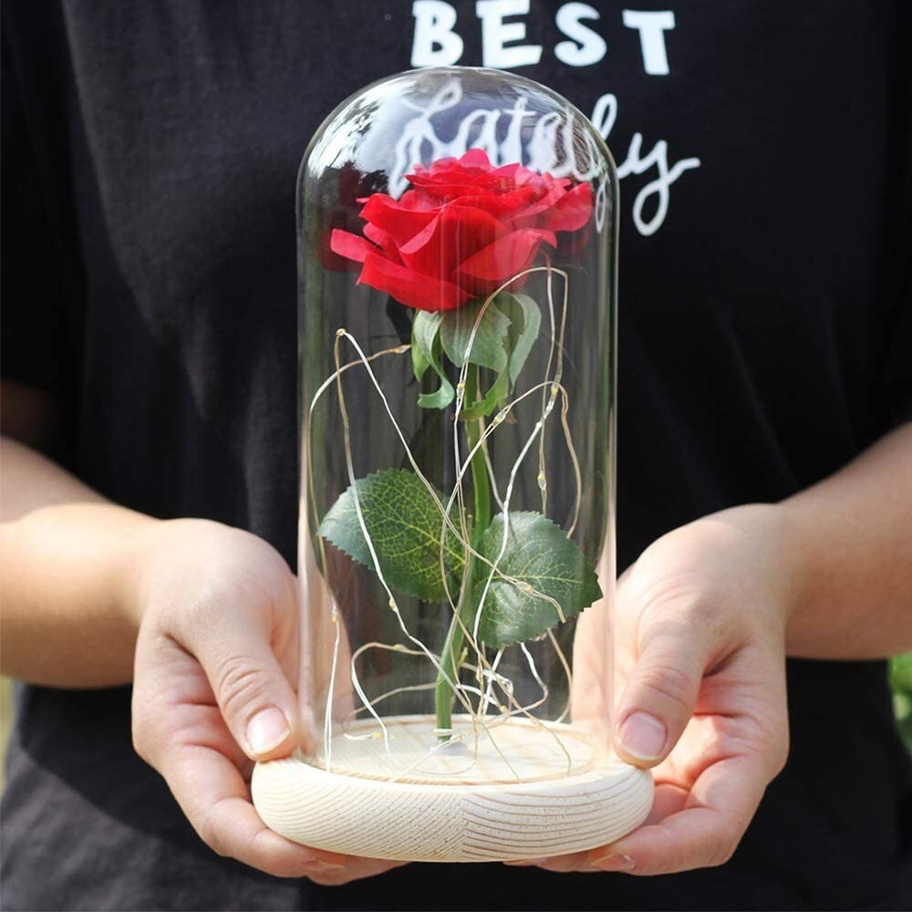 Rose Forever Light Enchanted Galaxy LED Rose Valentine’s Day Eternal LED Rose