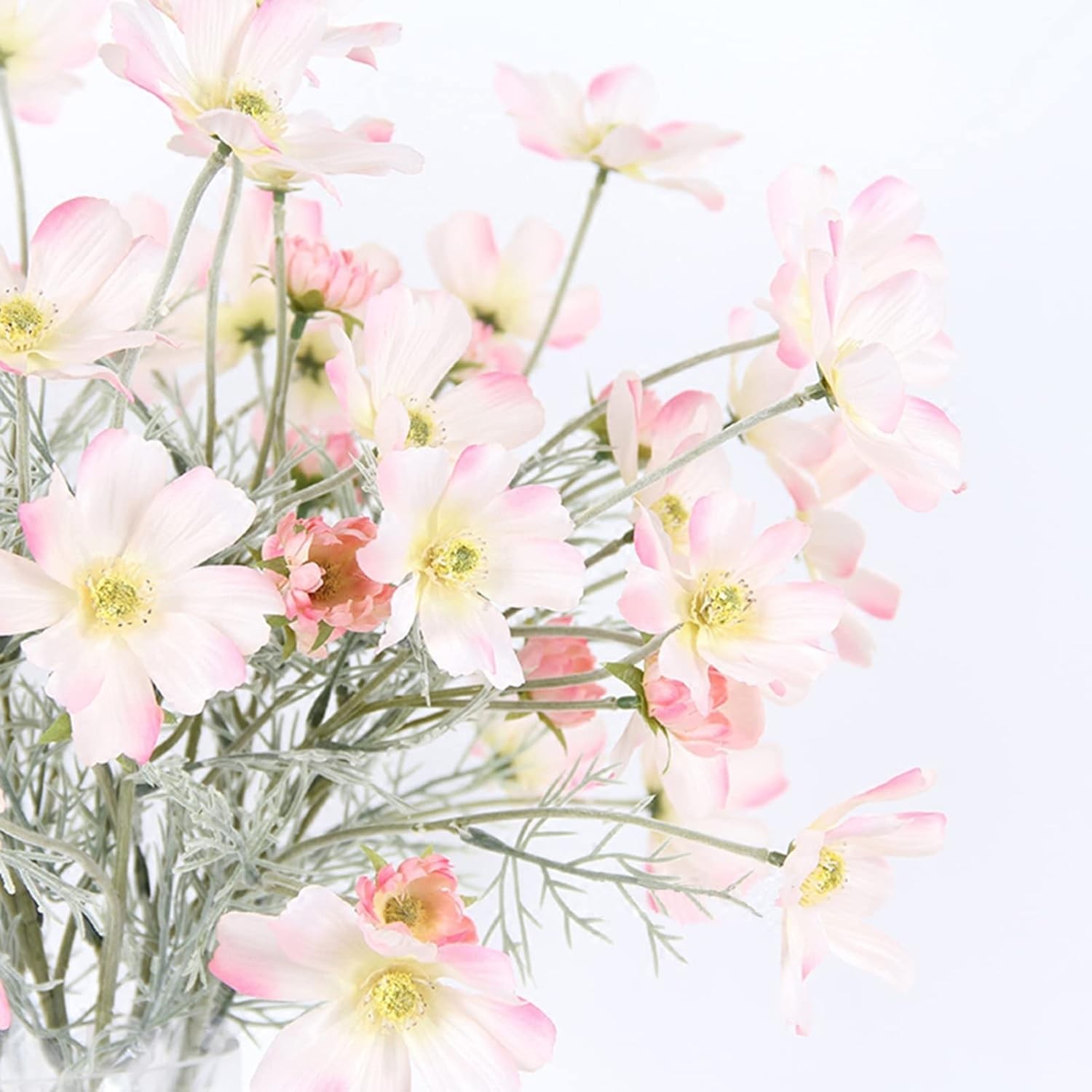 2 Pcs Artificial Flowers Plants Calliopsis Silk Flower Arrangements Wedding