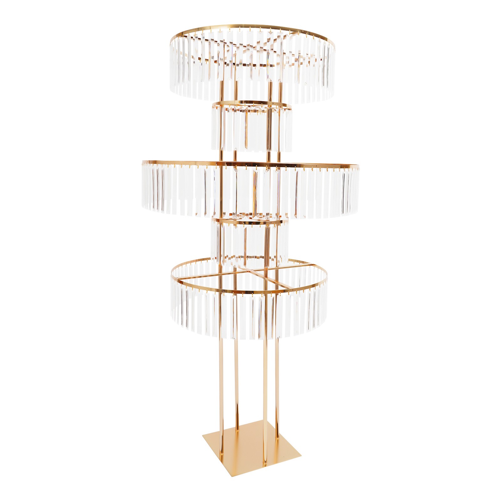 Metal Pedestal Stand 5.09ft Height Wedding Flower Stand Wedding Pedestal Stand