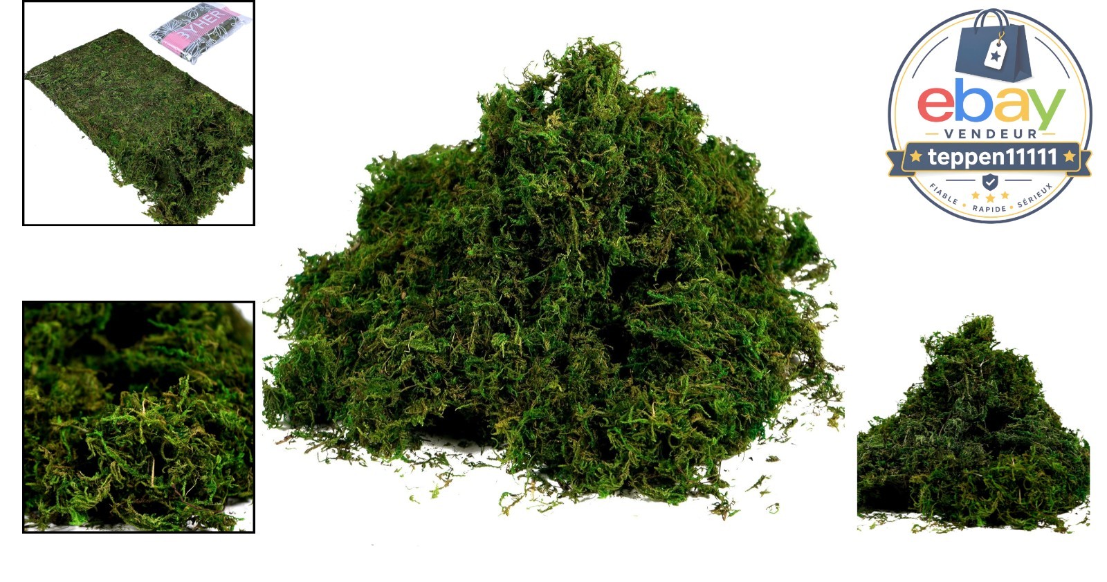 Artificial Moss Green Grass Centerpieces Home Decor 3.5OZ
