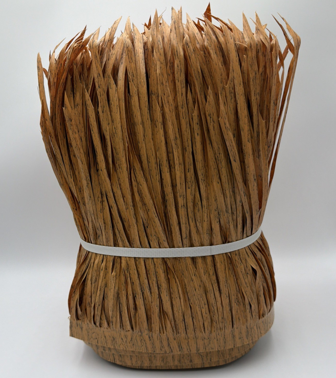 30ft x 16in Artificial Thatch Roll Tiki Palm Decor Khaki Brown Roof Cover