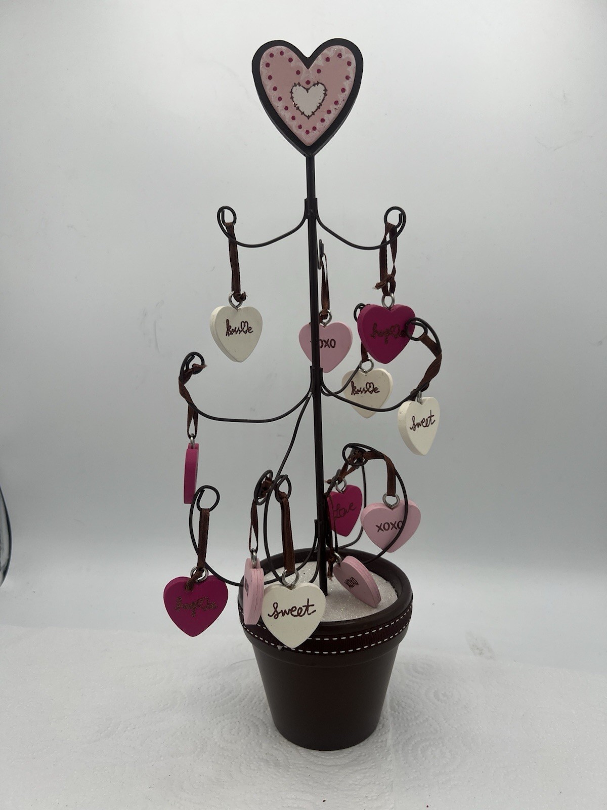 Valentine Tree, Valentines Day Centerpiece for Table, Valentine Decoration 13”