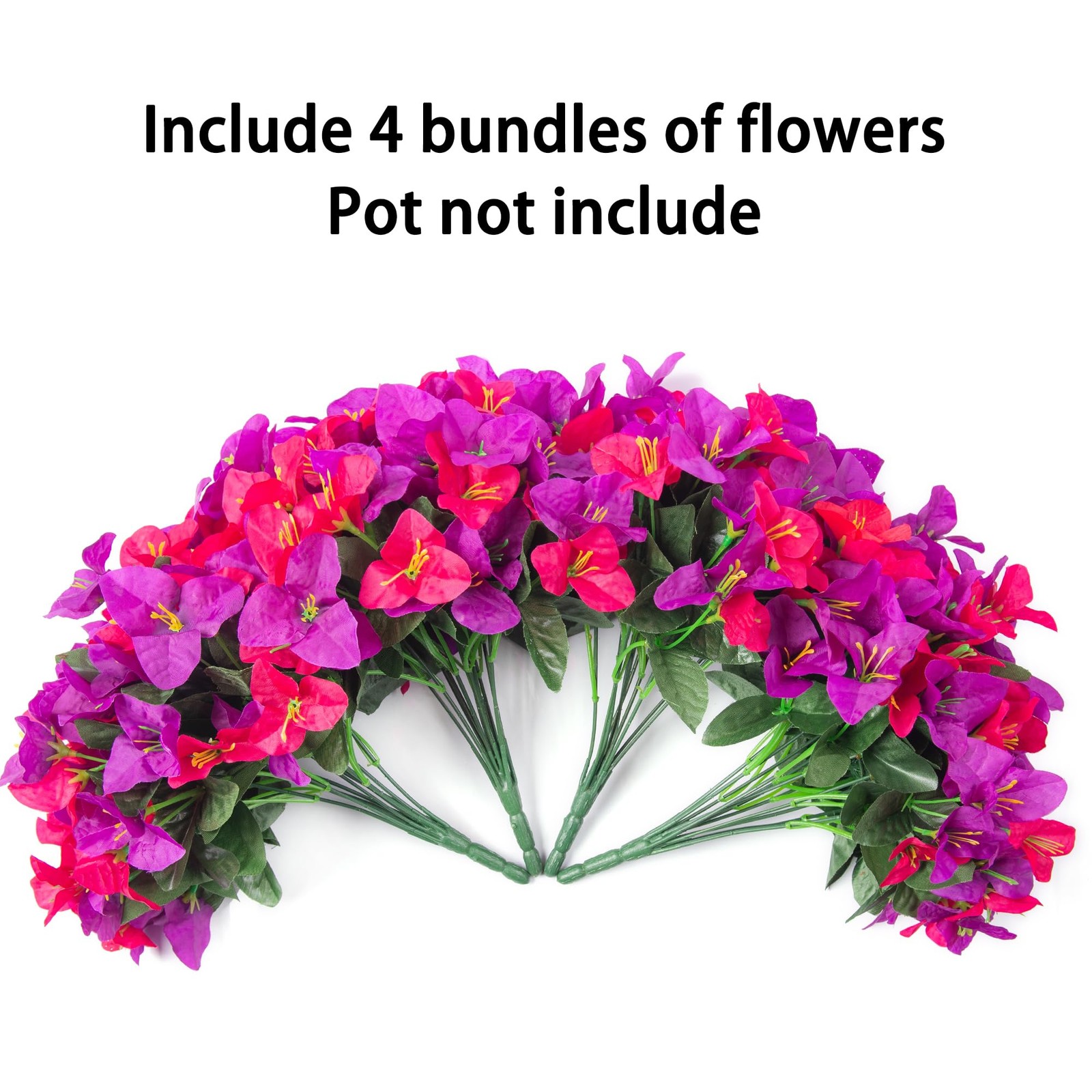 Ivydale Artificial Flowers for Outdoors Fake Bougainvillea Spring Summer Outs…