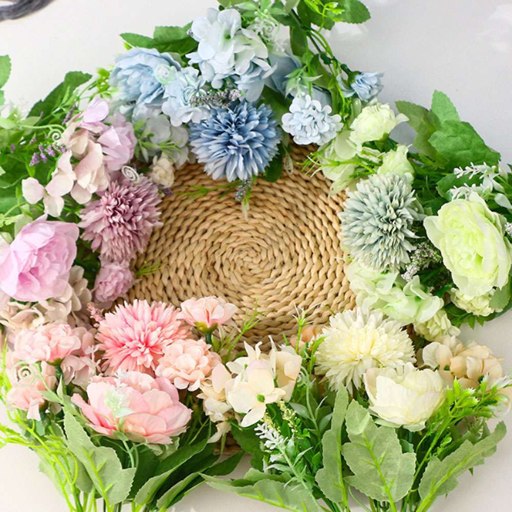 Silk Peony Artificial Fake Flowers Bunch Bouquet Home Wedding Party DIY Decor