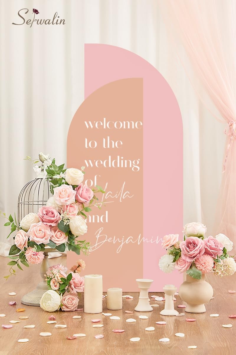 Artificial Flowers, Mixed Roses Combo, Blush Pink, White, DIY Wedding Bouquets