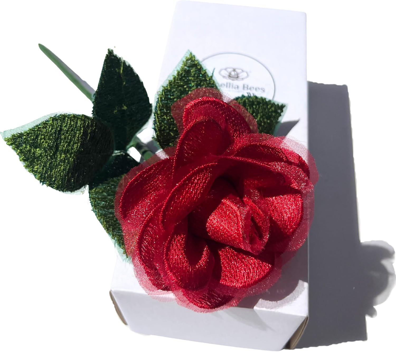 Lace Anniversary Rose Gift for Her Him -Handmade Wedding Anniversary Flower for