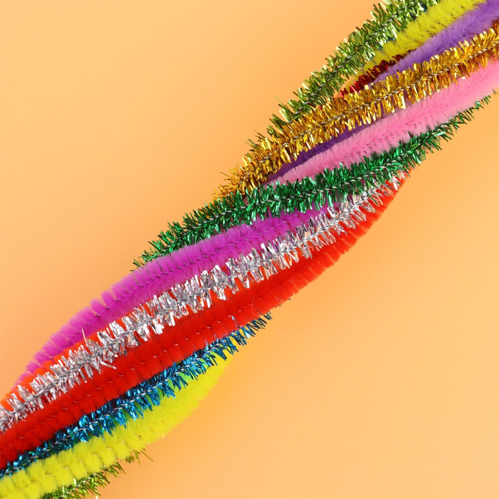 200Pcs Assorted Color Bendable Twisted Bars Creative Building Stick Toy for Kids
