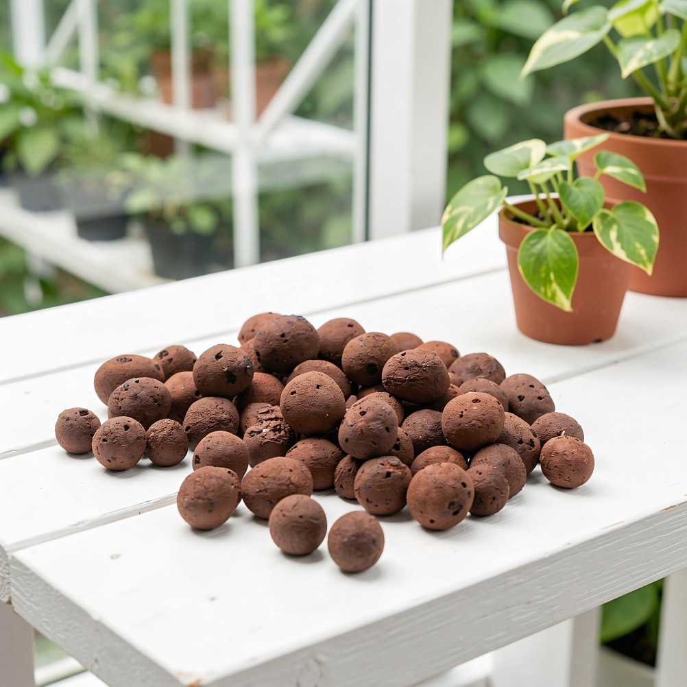 1 Bag Hydroponic Clay Pebbles – Indoor Plant Clay Balls for Water Propagation