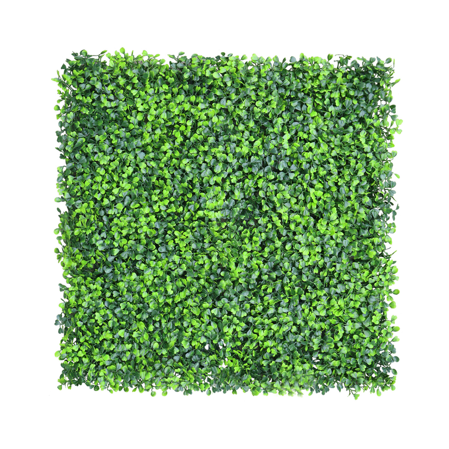 20″x20″ Artificial Grass Wall Decor Privacy Fence Panel, Boxwood Double Color