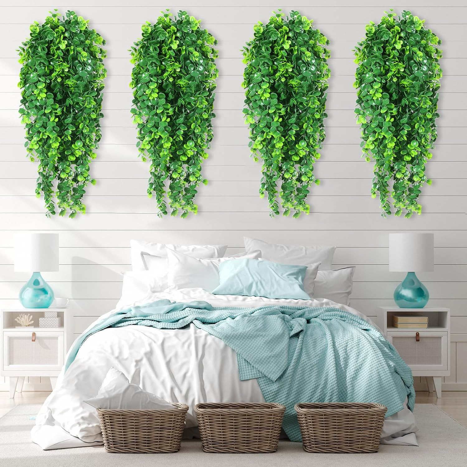 24 Pcs Artificial Ivy Vines – Lush Greenery for Indoor & Outdoor Decor