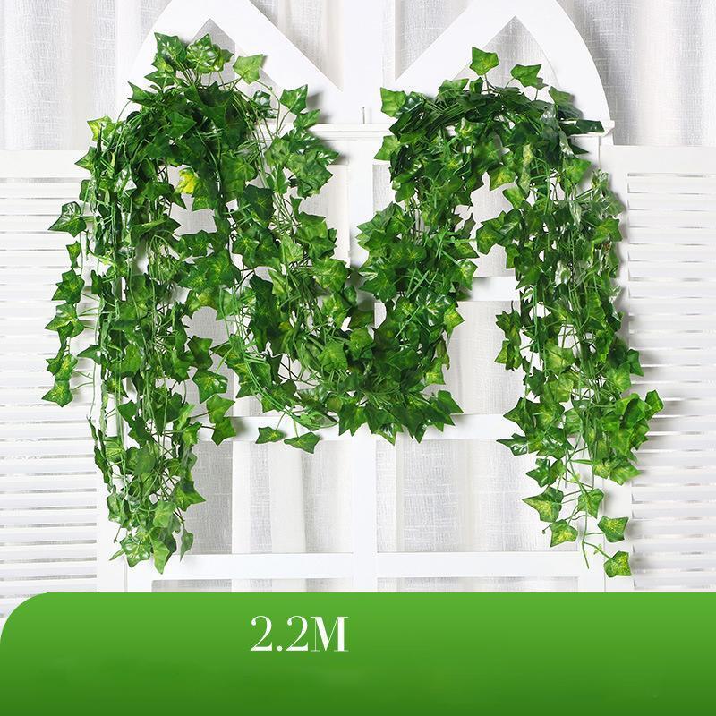 Fake Ivy Leaves Set of 12 Artificial Greenery vines for room wedding xmas decor